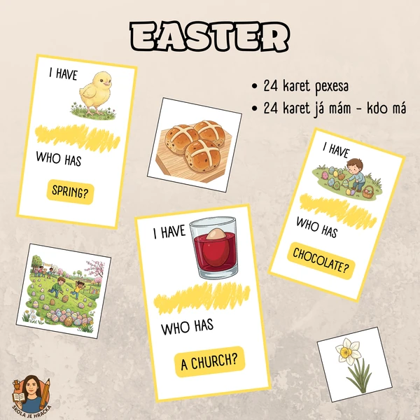 Easter - pexeso a já mám - kdo má?