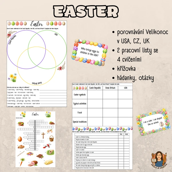 Easter - pracovní listy - reálie