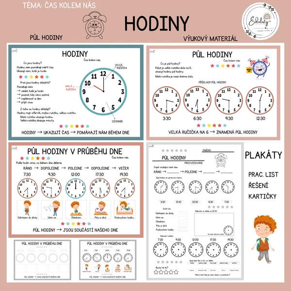 Půl hodiny – výukový materiál