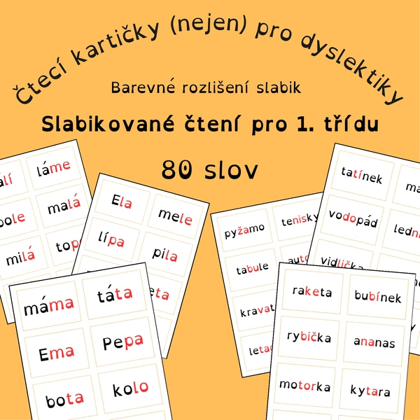 Slabikované čtení pro 1. třídu