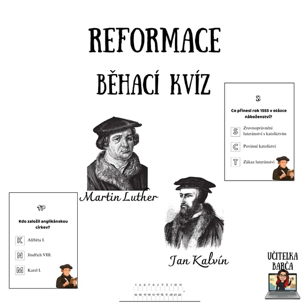 Běhací kvíz - Reformace