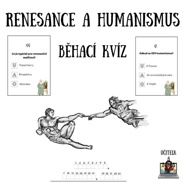 Běhací kvíz - Renesance a humanismus