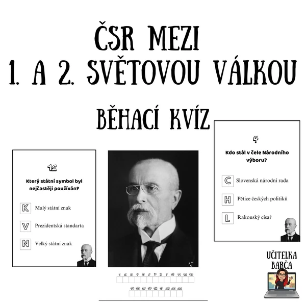 Běhací kvíz - ČSR mezi 1. a 2. světovou válkou