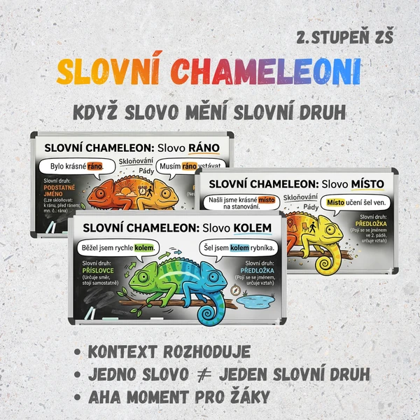 SLOVNÍ CHAMELEONI