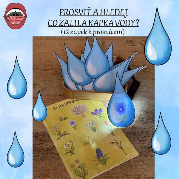 PROSVIŤ A HLEDEJ: CO ZALILA KAPKA VODY?