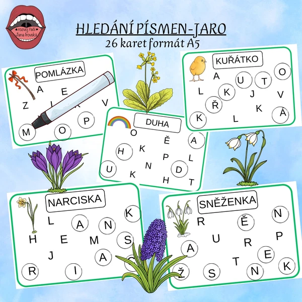 HLEDÁNÍ PÍSMEN JARO