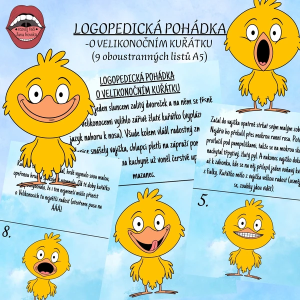 LOGOPEDICKÁ POHÁDKA: O VELIKONOČNÍM KUŘÁTKU