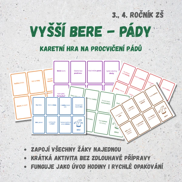 VYŠŠÍ BERE - PÁDY