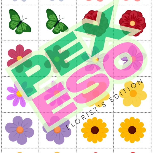 💐PEXESO - KVĚTINÁŘSKÁ EDICE🌺(96 DVOJIC)🌻