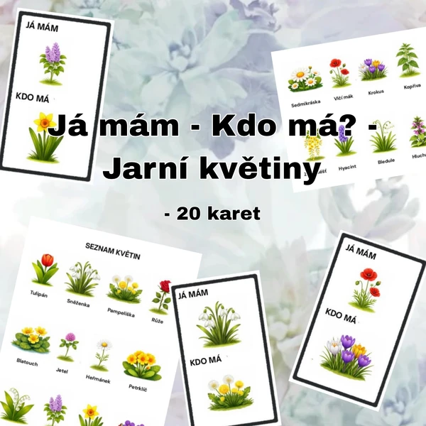Já mám, Kdo má? - Jarní květiny
