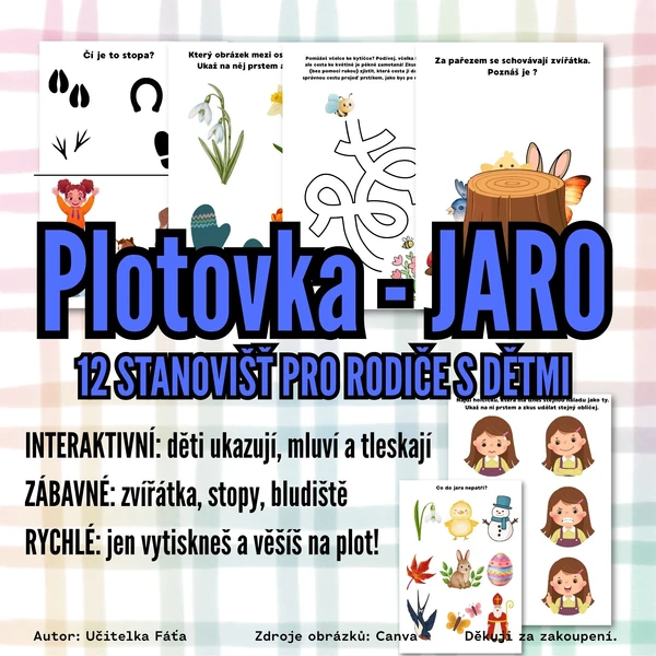 Plotovka - JARO (12 stanovišť)