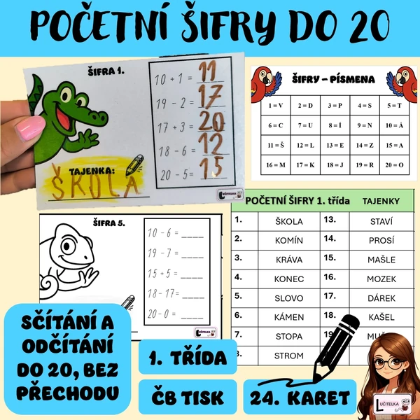 Početní šifry do 20 