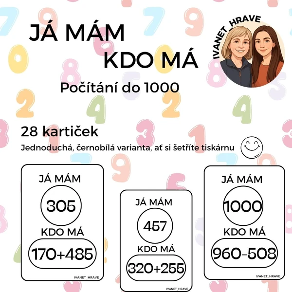 Já mám, kdo má - počítání do 1000