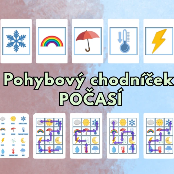 Pohybový chodníček POČASÍ