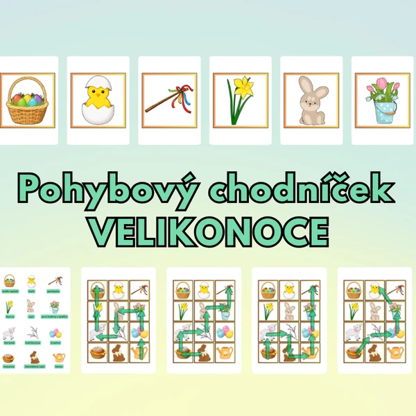 Pohybový chodníček VELIKONOCE