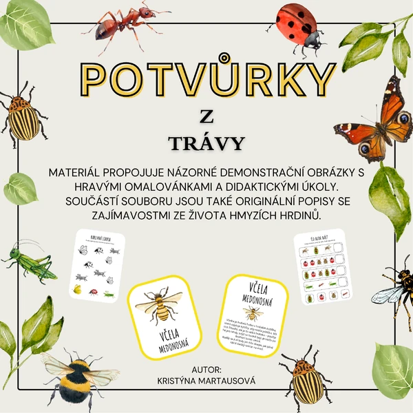 Potvůrky z trávy - Od vajíčka po křídla