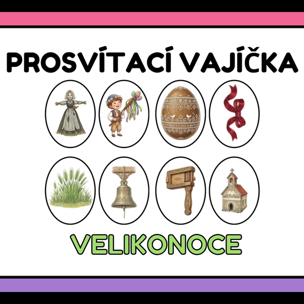Prosvítací vajíčka - Velikonoce