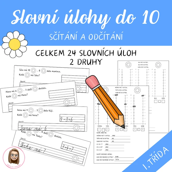 JARO - slovní úlohy do 10