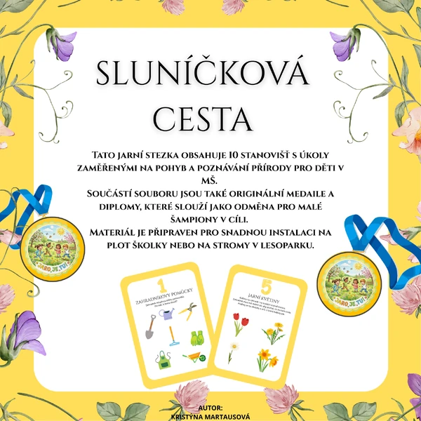 Sluníčková cesta za jarem - Objevujeme jarní přírodu