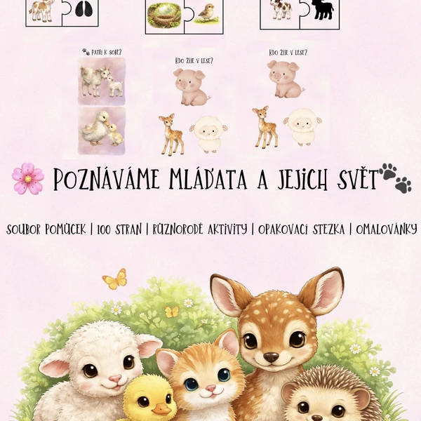🌸 Poznáváme mláďata a jejich svět