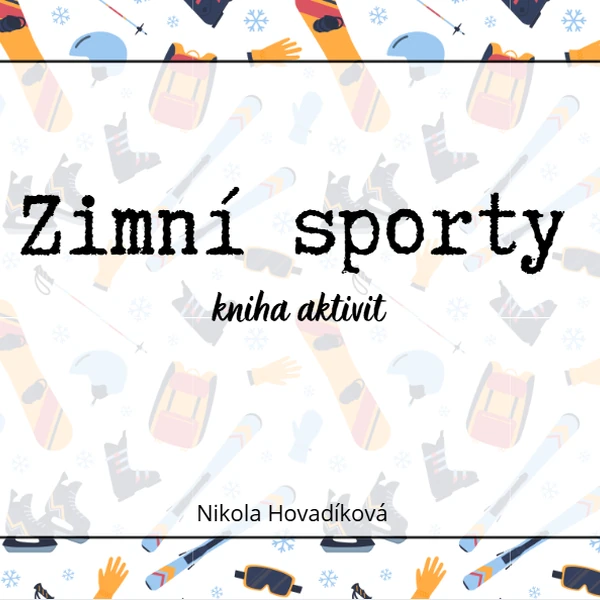 Kniha aktivit - zimní sporty