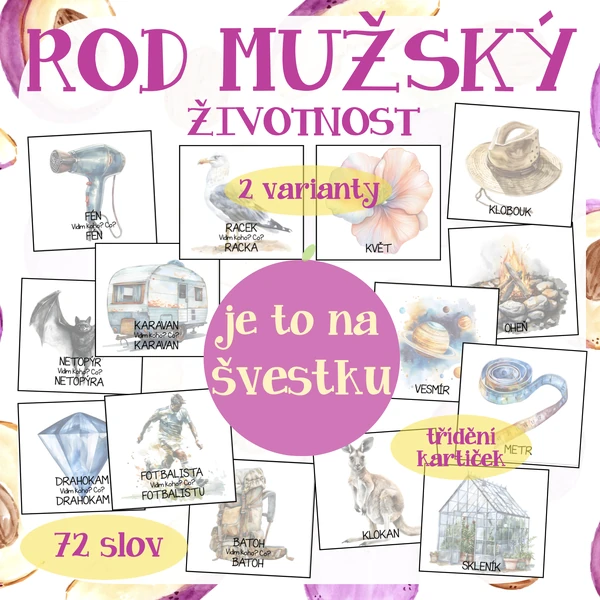 rod MUŽSKÝ - životnost