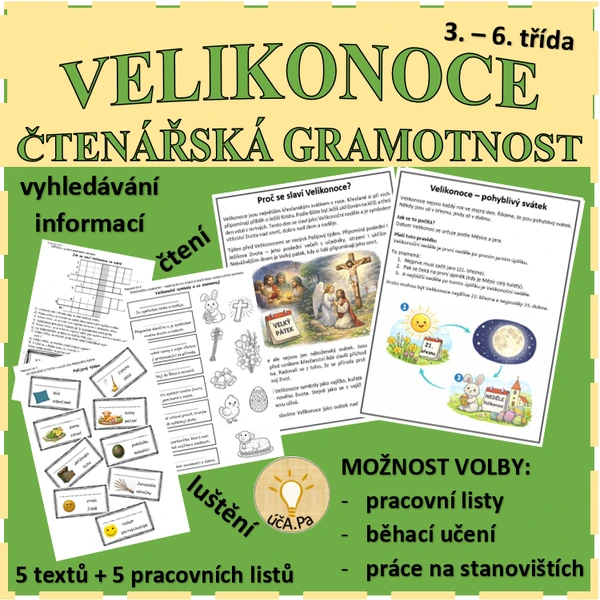 VELIKONOCE - ČTENÁŘSKÁ GRAMOTNOST