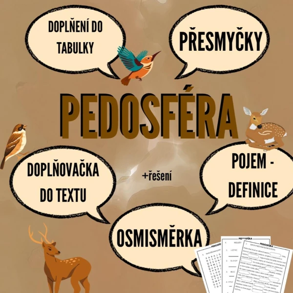 Pedosféra - pracovní listy
