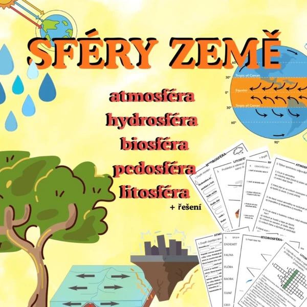 SFÉRY ZEMĚ - sada pracovních listů