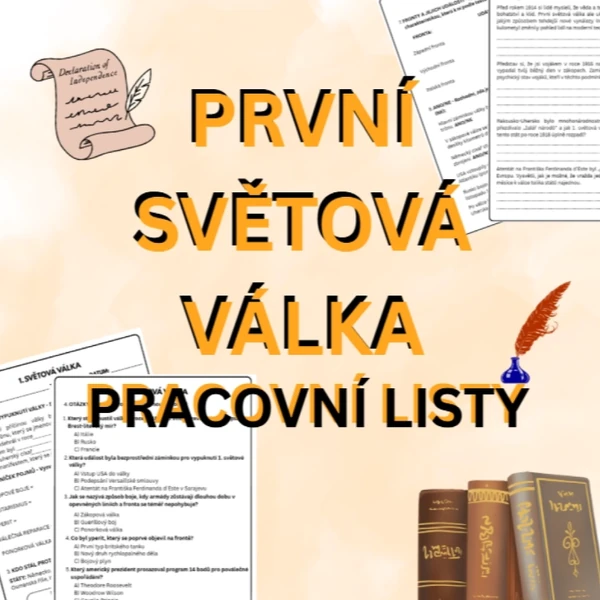 1. světová válka - pracovní listy