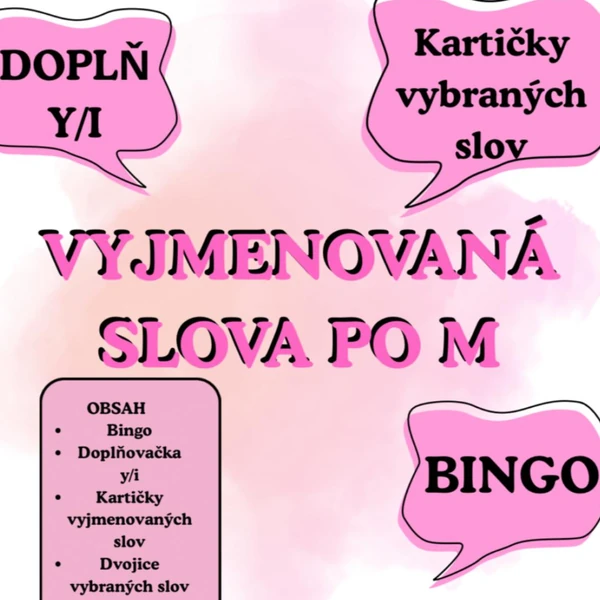 Vyjmenovaná slova po M