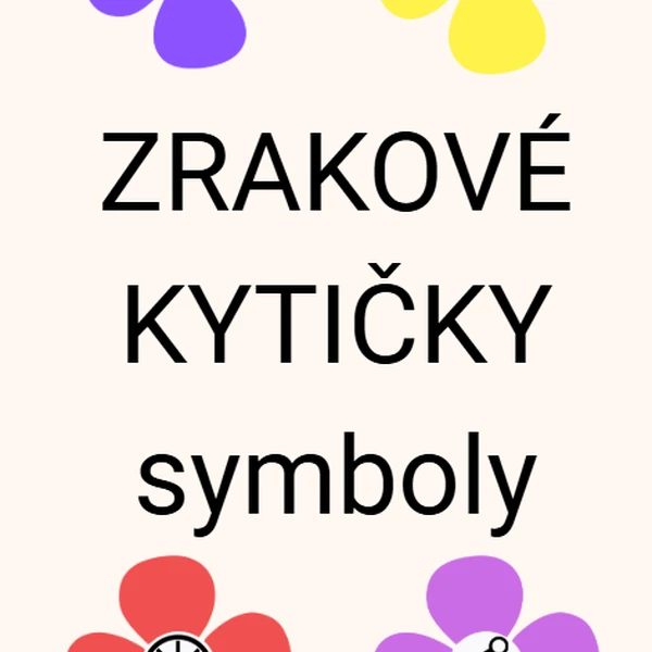 Zrakové kytičky - symboly