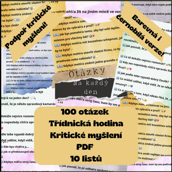 Kritické myšlení - otázka na každý den 