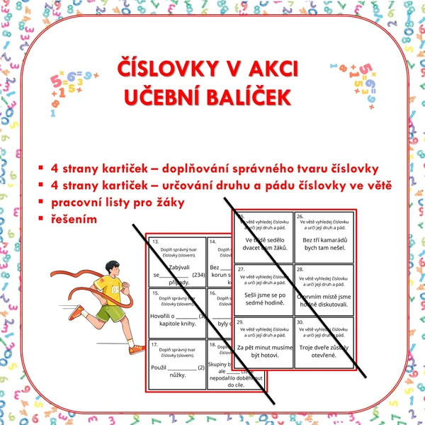 ČÍSLOVKY V AKCI – UČEBNÍ BALÍČEK