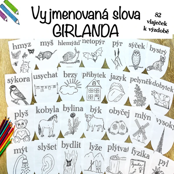 Girlanda - Vyjmenovaná slova