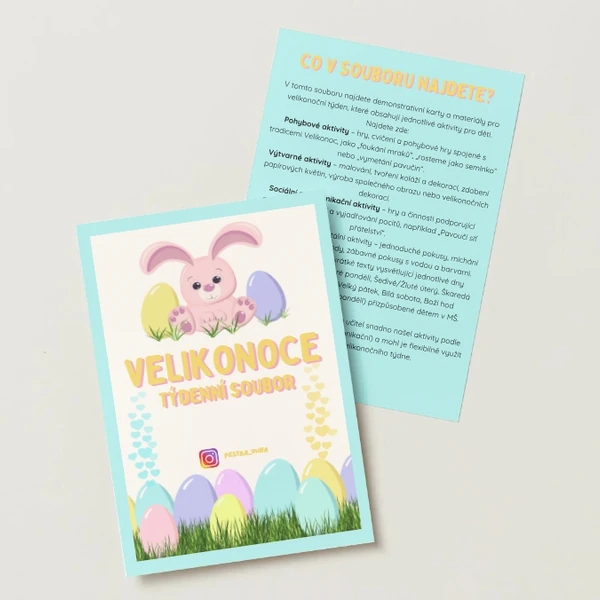 VELIKONOCE - Týdenní soubor plný aktivit