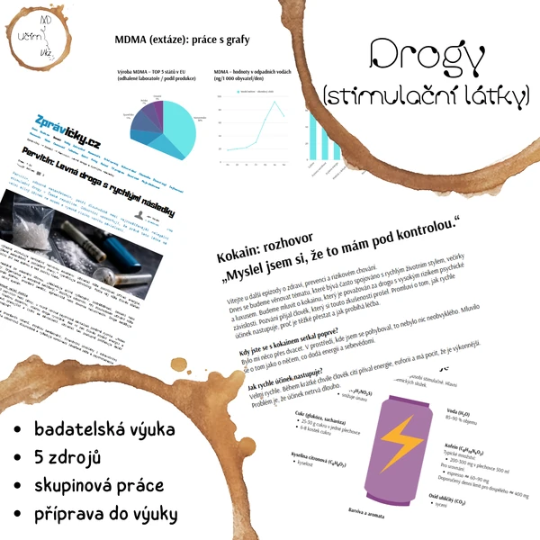 Návykové látky - stimulační látky (badatelská výuka)
