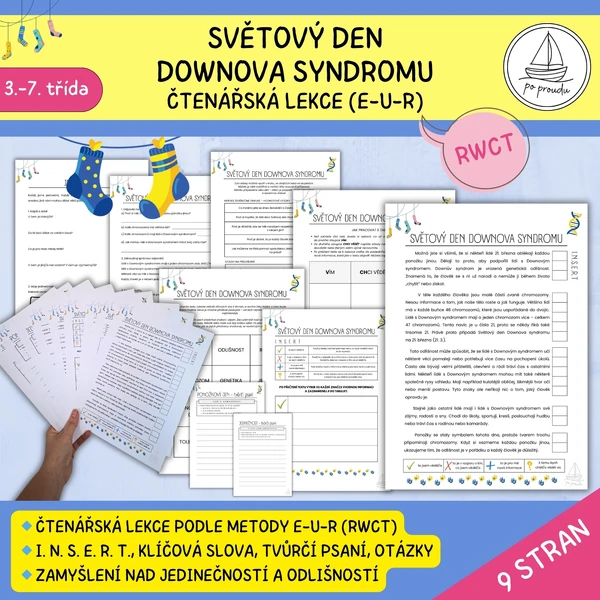 Světový den Downova syndromu - čtenářská lekce