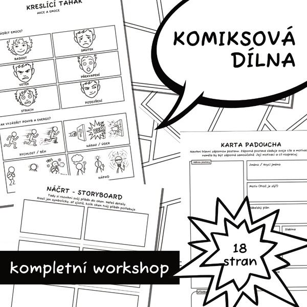 Komiksová dílna - workshop