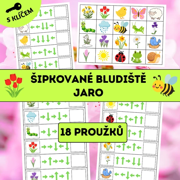 Šipkované bludiště: Jaro