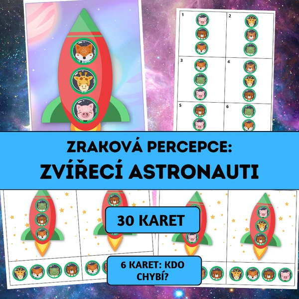 Zraková percepce: Zvířecí astronauti