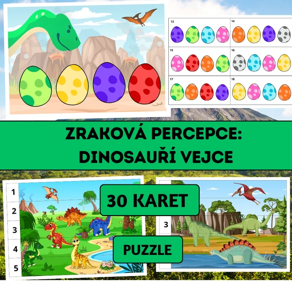 Zraková percepce: Dinosauří vejce