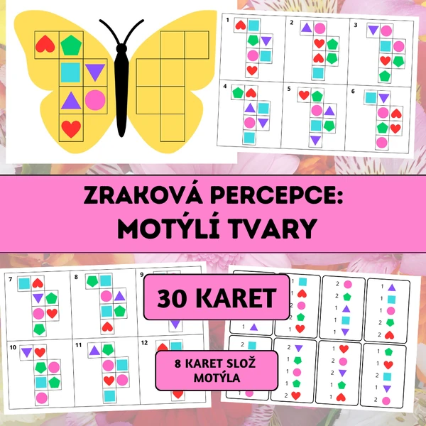 Zraková percepce: Motýlí tvary