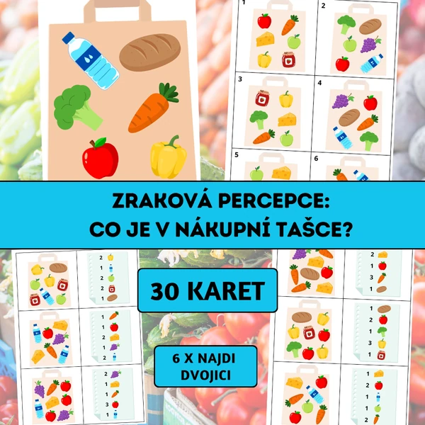 Zraková percepce: Co je v nákupní tašce?