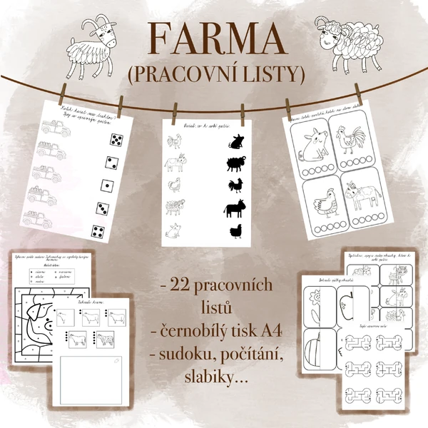 Farma (pracovní listy)