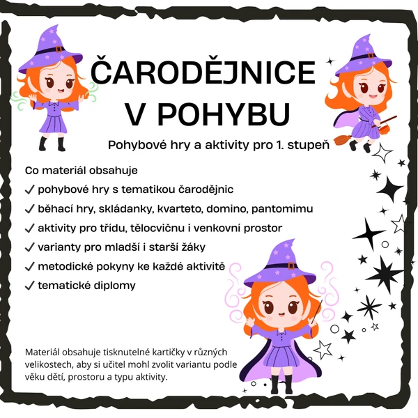 Čarodějnice v pohybu