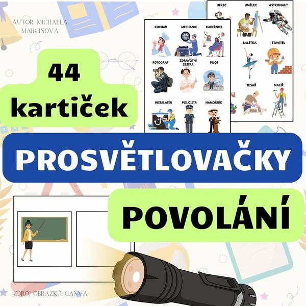 POVOLÁNÍ - prosvětlovačky - 44 obrázků
