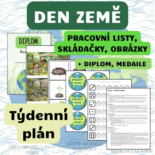 DEN ZEMĚ - Týdenní plán
