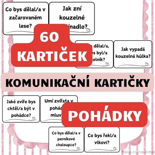 Pohádky - Komunikační kartičky