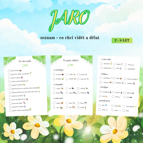 Pátrací listy JARO